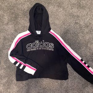 Adidas cropped hoodie